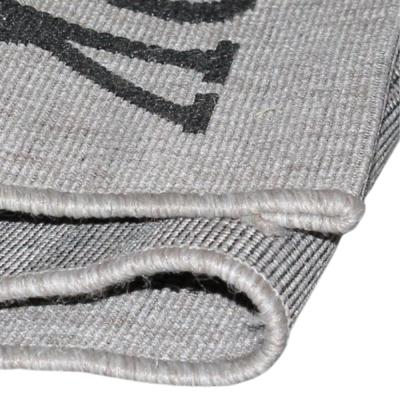 Lalee Tappeto arredo Moderno in Juta anche per esterno lavabile 120x170 cm 510 Silver Black_