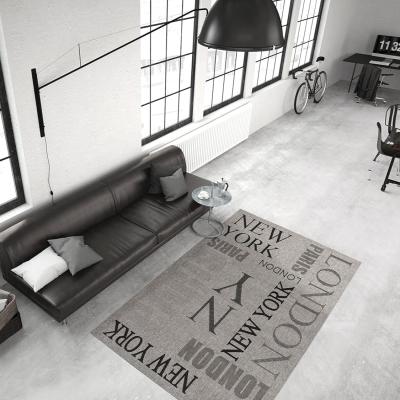 Lalee Tappeto arredo Moderno in Juta anche per esterno lavabile 120x170 cm 510 Silver Black_