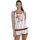Disney Pigiama estivo Mickey Mouse White L Donna Ragazza 2 Pezzi Canotta e Pantaloncino