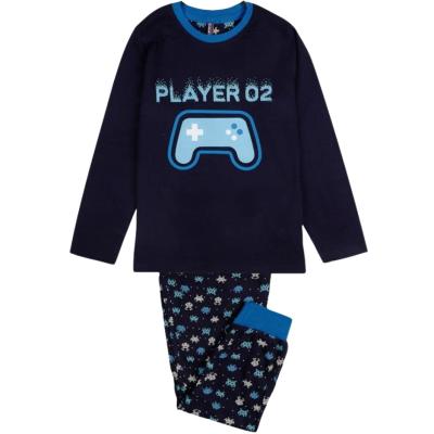 Admas Pigiama in cotone Games 2 Pezzi Maglia e Pantalone Lunghi Bambino 6 anni
