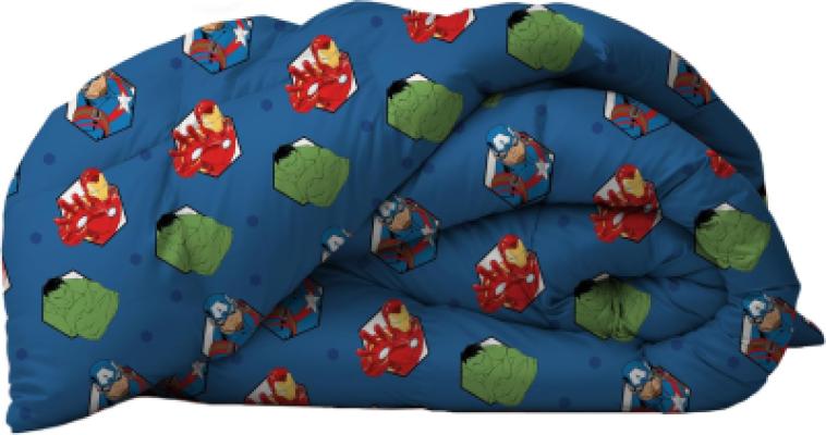 Marvel Trapunta Invernale Avengers in Cotone per Letto Singolo_