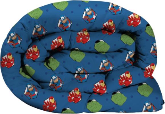 Marvel Trapunta Invernale Avengers in Cotone per Letto Singolo_