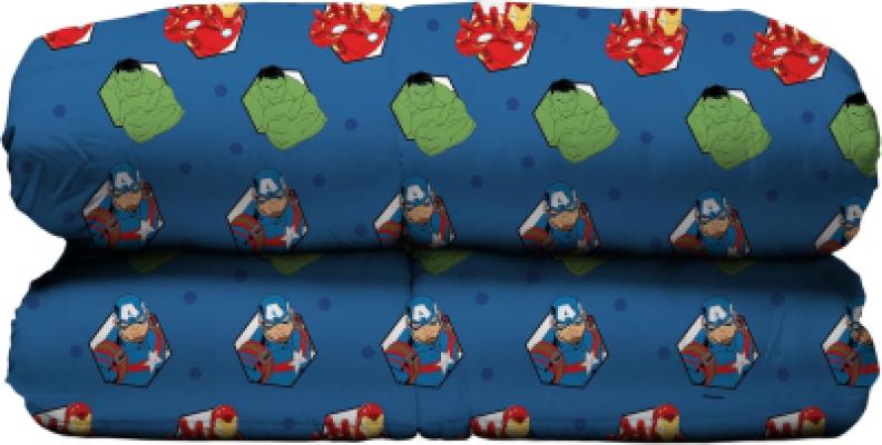 Marvel Trapunta Invernale Avengers in Cotone per Letto Singolo_