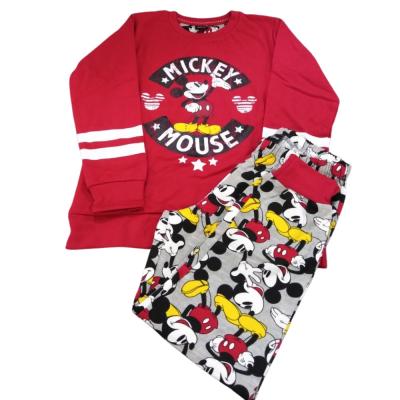 Disney Pigiama in caldo cotone Mickey Mouse 2 Pezzi Maglia e Pantalone Lunghi Bambino 10 anni_