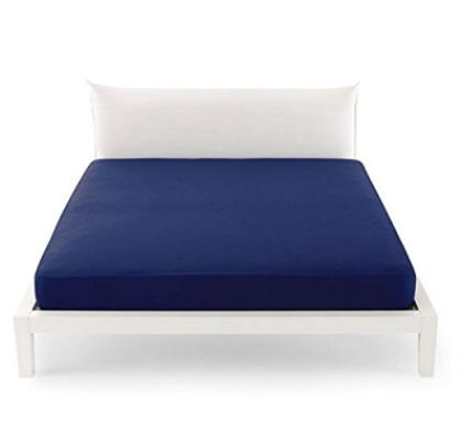 Bassetti Lenzuolo Sopra singolo in cotone - Pantone Twilight Blue_
