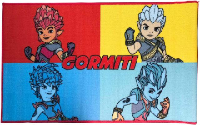 Gormiti Tappeto Antiscivolo per cameretta - 70x110 cm_
