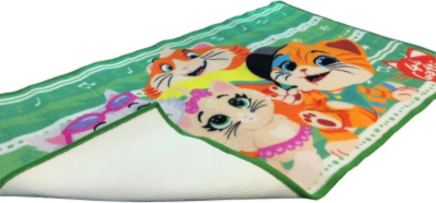 44 Gatti Tappeto Antiscivolo per cameretta - 70x110 cm_