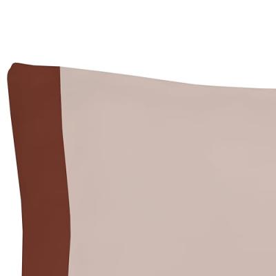 Perlarara Completo Lenzuola Singolo in Flanella - Brandy 126 Bicolor_
