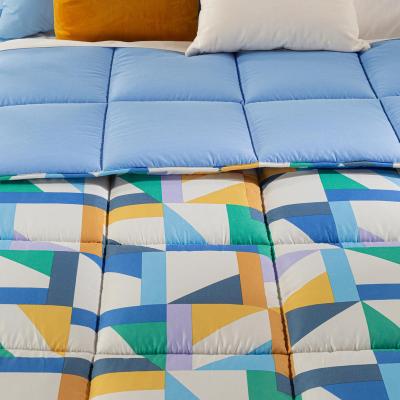 Caleffi - Trapunta In Microfibra Tuxedo Singolo Bluette Modern_