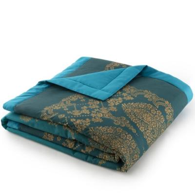 Bassetti Granfoulard Plaid Arredo imbottito In scatola Regalo Gold Decor V1_