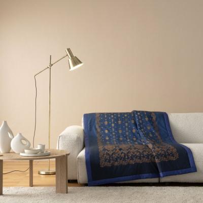 Bassetti Granfoulard Plaid Arredo imbottito In scatola Regalo Gold Decor B1_
