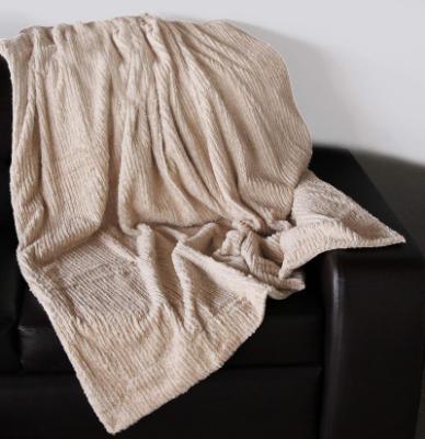 Mora Plaid in Pile 130x170 Logan - Beige_