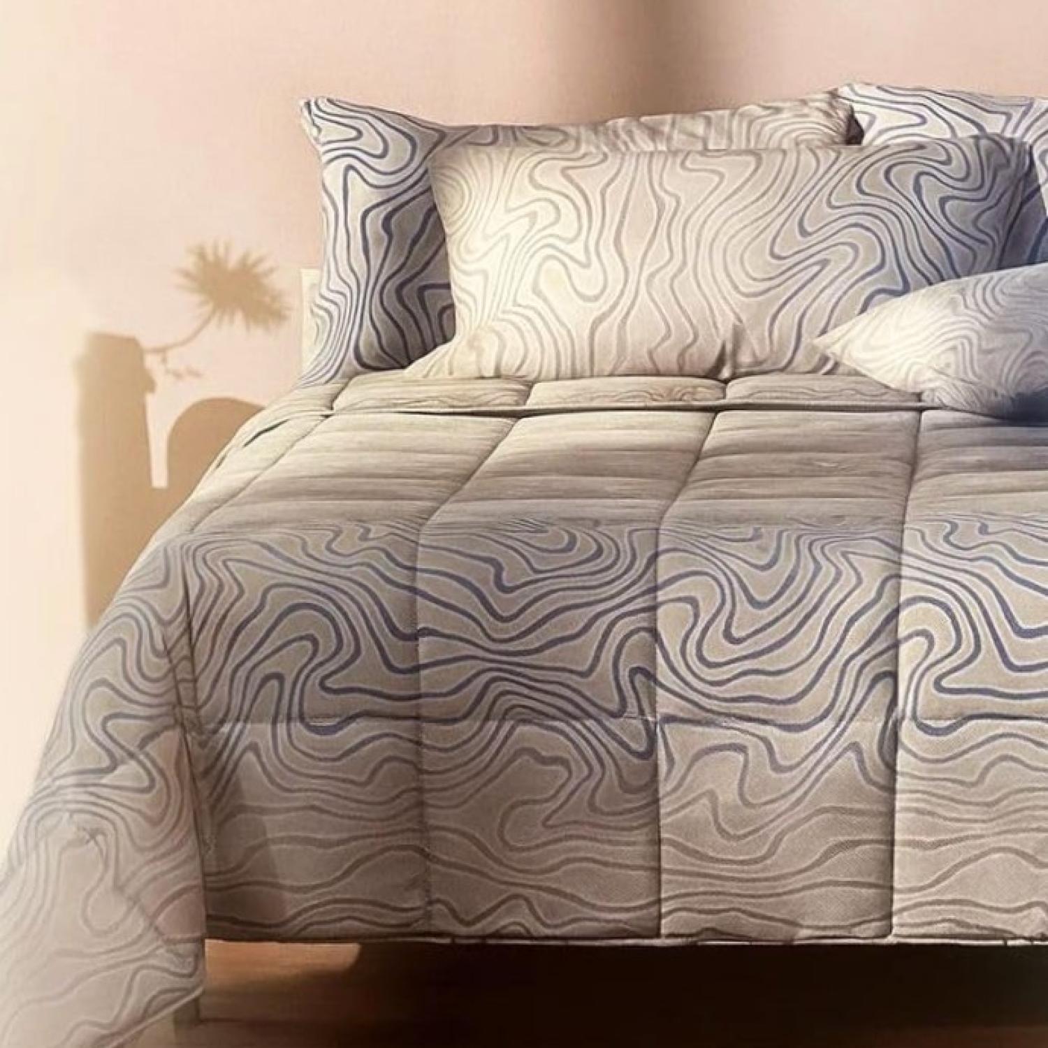 Bassetti Piumone Invernale Letto Una Piazza e Mezza in microfibra Flutter 41