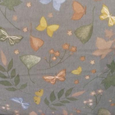 Bassetti Completo Letto Piazza e Mezza Wings G1 Lenzuola Flanella Puro Cotone Antipilling_