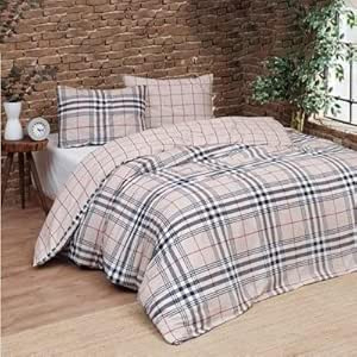 Daunex Parure Copripiumino Singolo in Cotone Boston - Beige_images