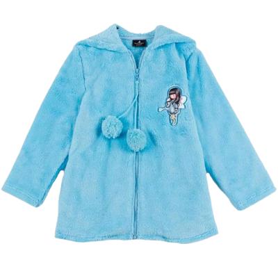 Santoro Gorjuss - Vestaglia con Tasche e Zip - Blue 4 anni_