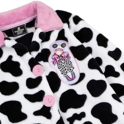 Santoro Gorjuss - Vestaglia con Tasche e Bottoni - Animal Print M_