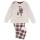 Santoro Gorjuss - Pigiama Bambina in Cotone Natalizio - Beige 8 anni