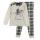 Santoro Gorjuss - Pigiama Invernale Bambina in caldo cotone stampato - Beige 12 anni