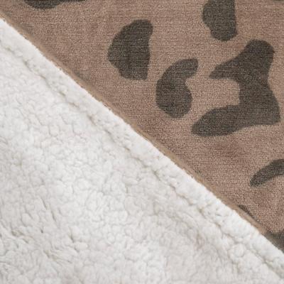 Novia Felpa Plaid con cappuccio Animalier_