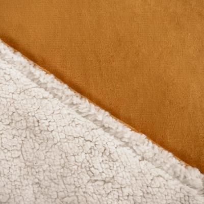 Novia Felpa Plaid con cappuccio Ocra_