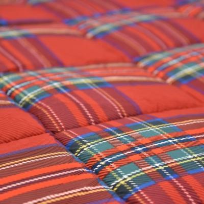 Daunex - Trapunta in Microfibra Matrimoniale Tartan - Rosso_