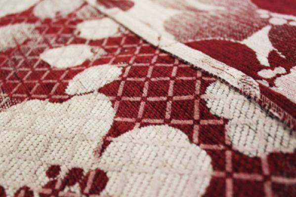 Perlarara Tappeto Arredo Multiuso 55x90 cm Firenze Chenille - Rosso_