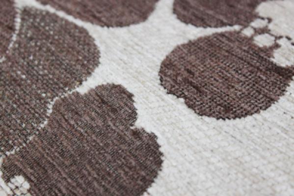 Perlarara Tappeto Arredo Multiuso 120x170 cm Firenze Chenille - Beige / Marrone_