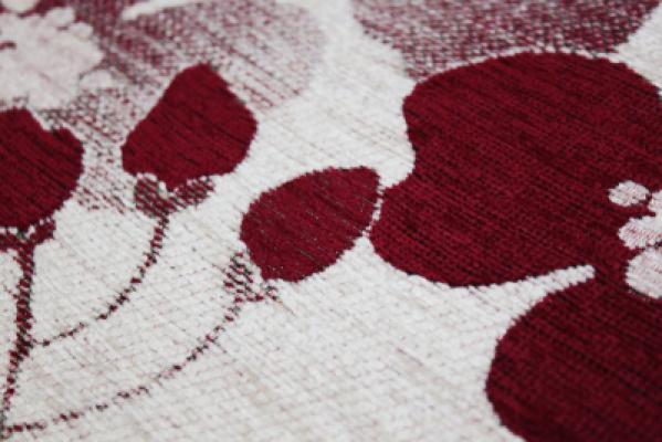 Perlarara Tappeto Arredo Multiuso 55x280 cm Firenze Chenille - Rosso_