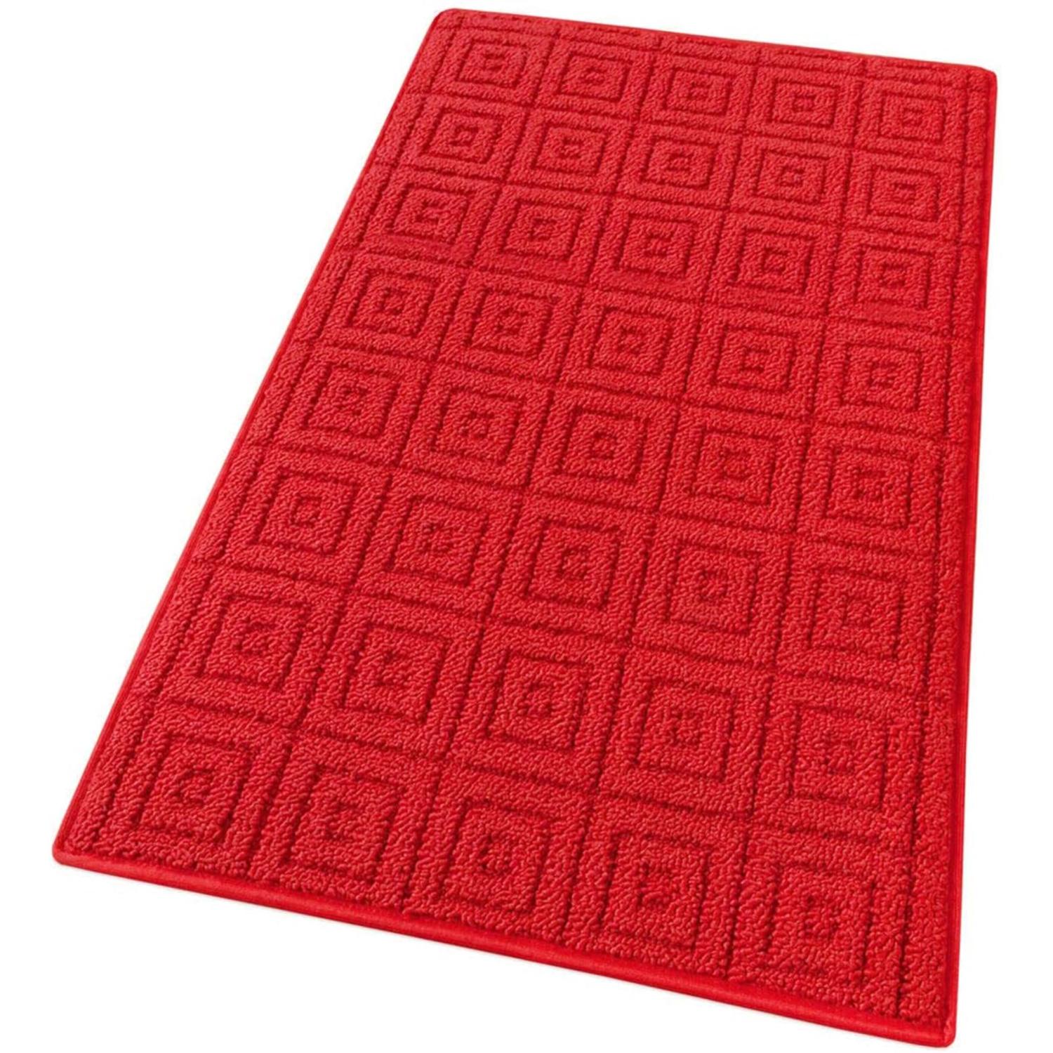Perlarara Tappeto Arredo Multiuso 57x115 cm Color - Rosso