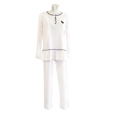 Manam Pigiama Donna Elegante Due 2 Pezzi Interlock 10915 100% Cotone TG. 52_