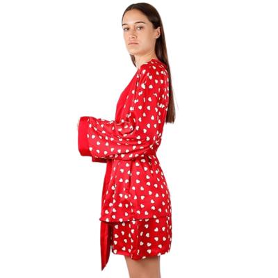 Admas Kimono Donna da Notte Sexy Baby Doll Pigiama Elegante Taglia S_