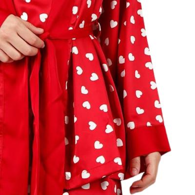 Admas Kimono Donna da Notte Sexy Baby Doll Pigiama Elegante Taglia S_