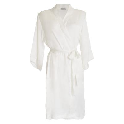 Manam kimono donna da Notte elegante con cintura Taglia XS S Panna