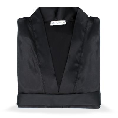 Manam kimono donna da Notte elegante con cintura Taglia L XL Nero_