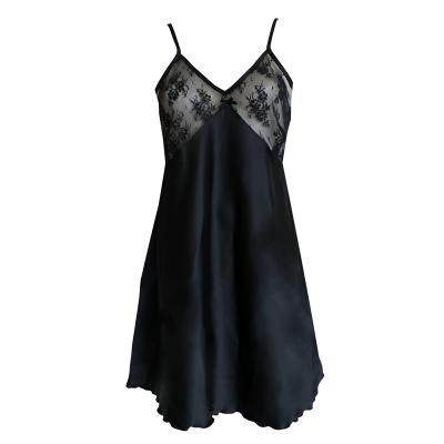 Manam vestaglia donna da Notte parigina Intima Elegante Taglia M L Nero_