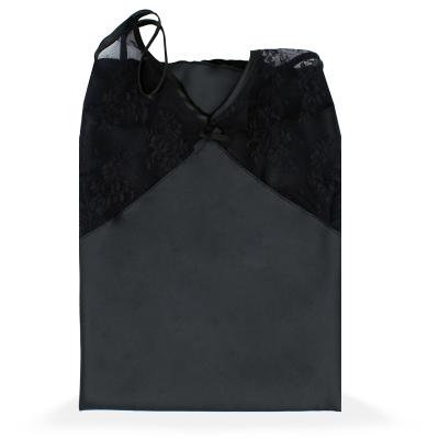 Manam vestaglia donna da Notte parigina Intima Elegante Taglia M L Nero_