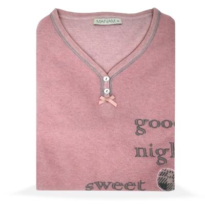 Manam Pigiama Invernale Donna Maglia e Pantalone Punto Milano 10902  TG. 44_