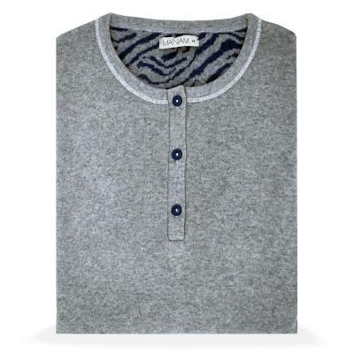 Manam Pigiama Invernale Donna Maglia e Pantalone Punto Milano 10907  TG. 50_