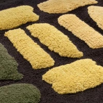 Mirabello Tappeto Bagno Carrara 70X140 Cm In Cotone Pablo 002 Black_