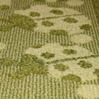 PERLARARA - Tappeto Cucina Antiscivolo Road 57x95 cm - Pelo Rasato Verde_