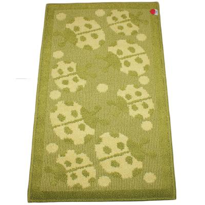 PERLARARA - Tappeto Cucina Antiscivolo Road 57x130 cm - Pelo Rasato Verde