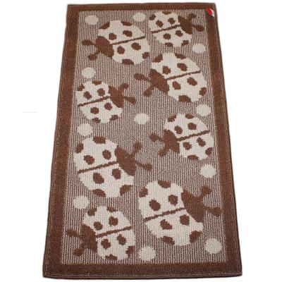 PERLARARA - Tappeto Cucina Antiscivolo Road 57x230 cm - Pelo Rasato Marrone