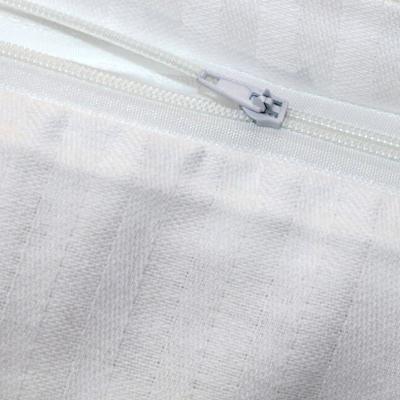 Perlarara Set 2 Federe Copriguanciale Anallergico in Fiandra di Cotone Fasciato con Cerniera_