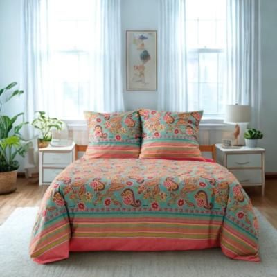 Bassetti Granfoulard Completo Lenzuola Copriletto Matrimoniale in Percalle Rapallo T1