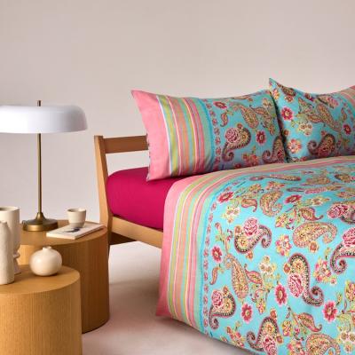 Bassetti Granfoulard Completo Copripiumino Letto Matrimoniale in Percalle Rapallo T1_