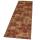 PERLARARA Tappeto Cucina Antiscivolo Lavabile Enola 57x190 cm Marrone