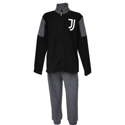 Juventus - Tuta casa in Pile Adulto XL - Nero