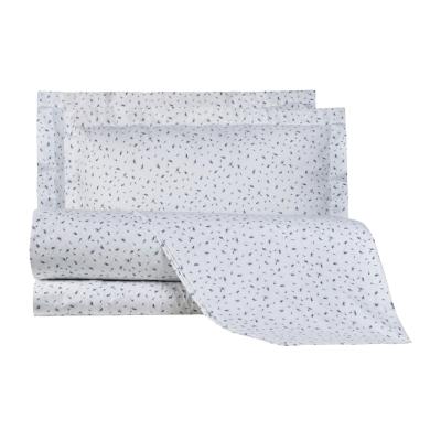 Mirabello Completo Letto Matrimoniale Flanellina Soft Bocciolini U40 Lenzuola Flanella Puro Cotone Antipilling