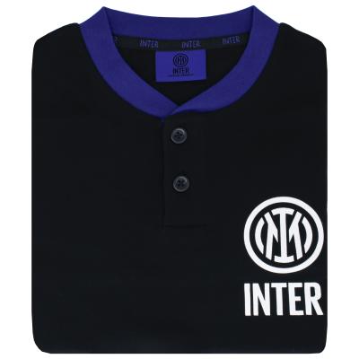 Inter - Pigiama Interlock Ragazzo 10 - Nero_